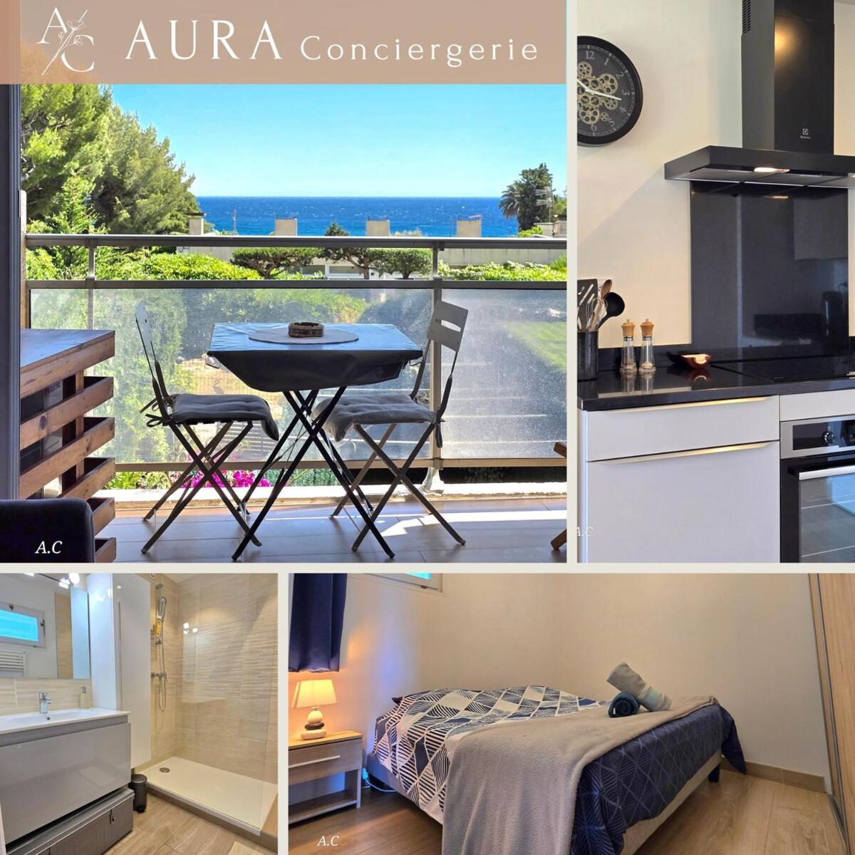 Les Embruns - Super Vue Mer, Refait A Neuf Avec Parking Privee A - By Auraconciergerie La Ciotat